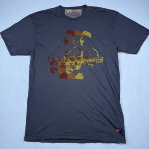 Aviator Nation John Mayer Shirt Mens XL Gray Born And Raised World Tour 2013